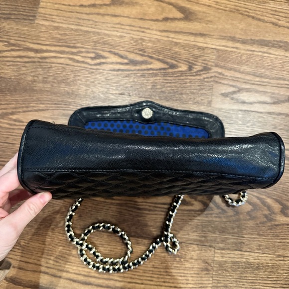 Rebecca Minkoff Black and gold cross body bag - Picture 11 of 13